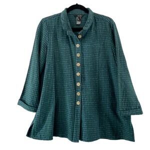 Ali Miles Button Front Top Size Large